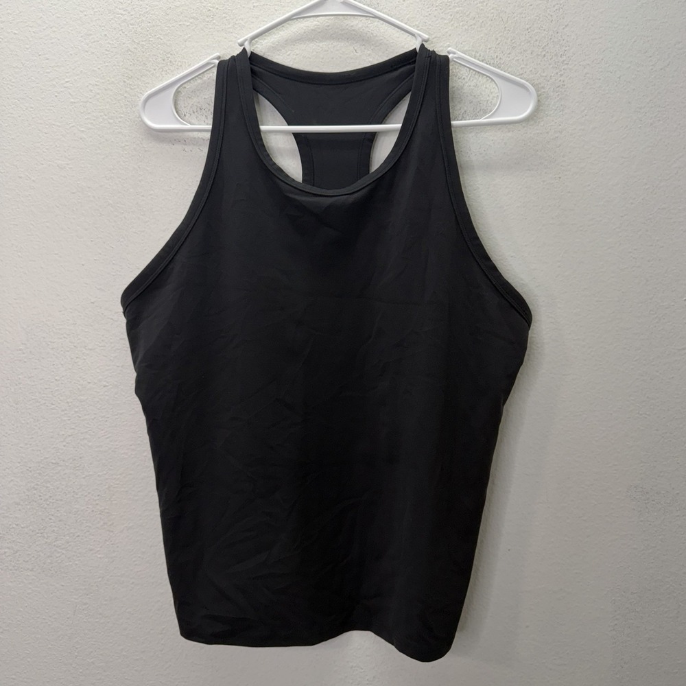 ATHLETA Transcend Tank Black Activewear Racerback Women's XL Gym Athletic